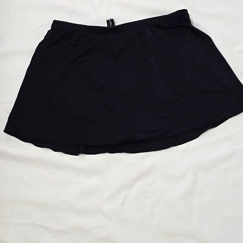 Trimshape Black Skirted Bikini Swim Suit Bottoms 12